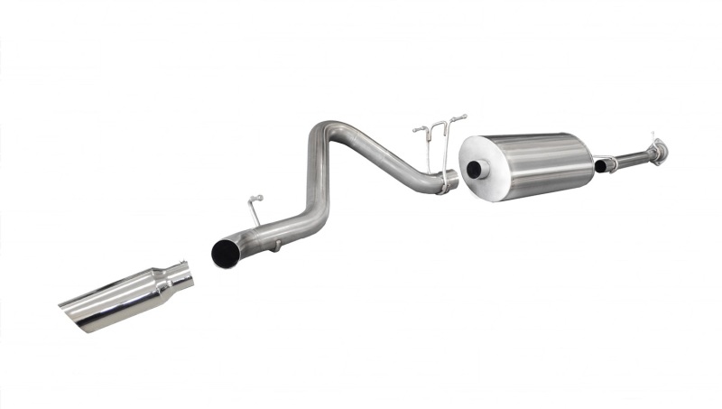 Chevrolet Silverado Performance Exhaust - Single Side Exit - CORSA Performance - Sport Cat-Back - Polished - `11-`12